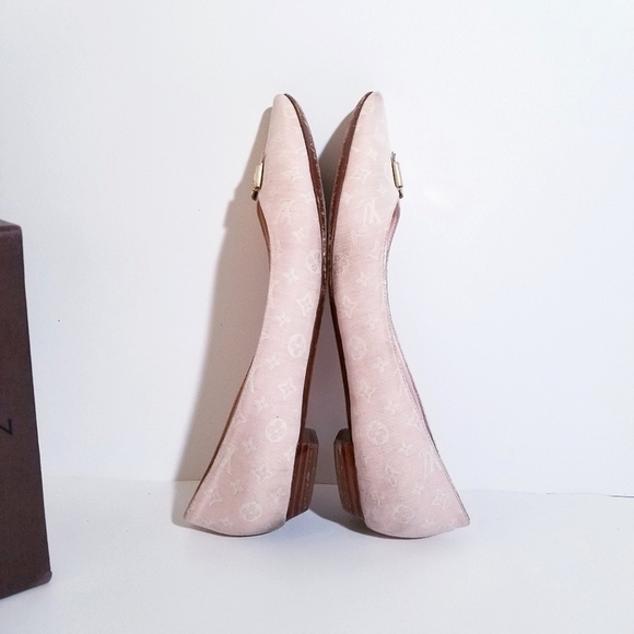Louis Vuitton Pink Ballet Flats 7.5 US VGUC - Picture 5 of 16